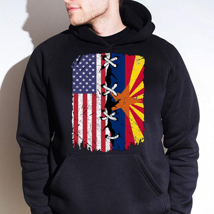 Arizona And American Flag 4th Of July Independence Day t-shirt hoodie