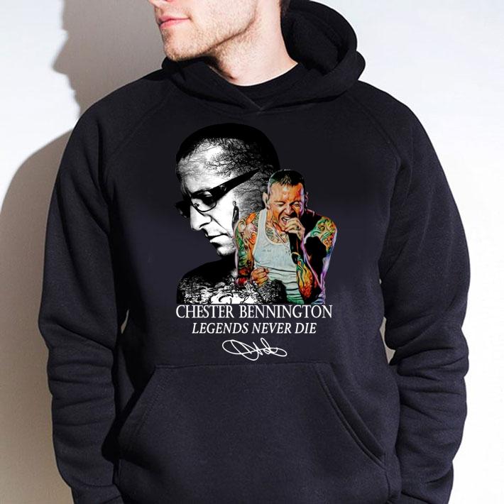 Chester Bennington legends never die signature Linkin Park t-shirt hoodie