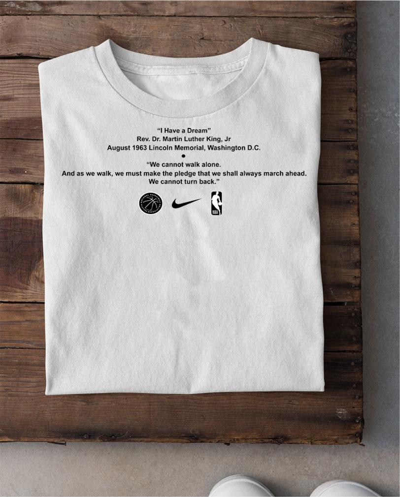 Nike NBA MLK t-shirt shirt