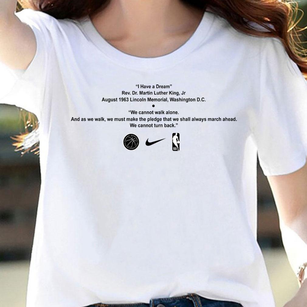 Nike NBA MLK t-shirt woman shirt