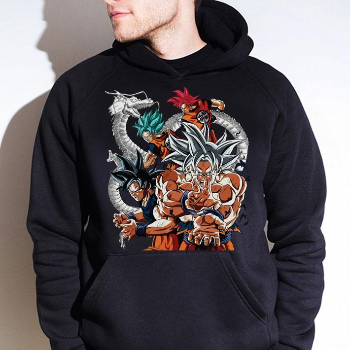 Son Goku All Transformation Forms t-shirt hoodie