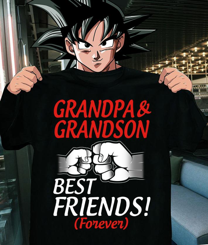 Grandpa And Grandson Best Friends Forever Happy Father's Day t-shirt shirt