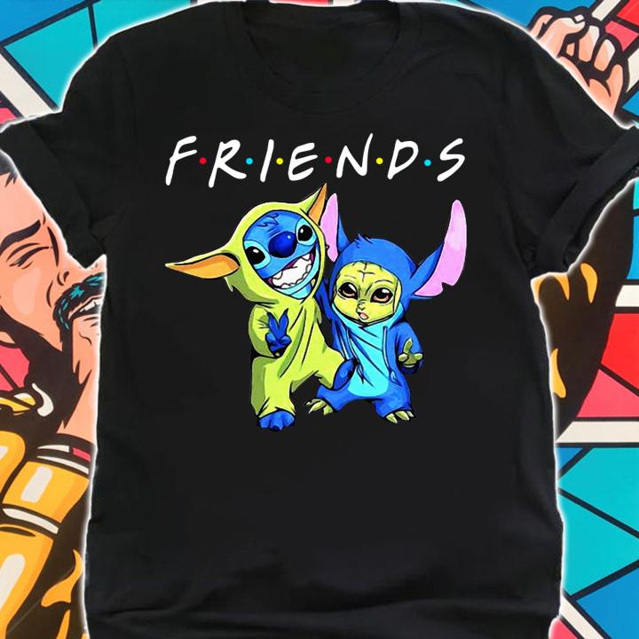 Baby Stitch And Baby Yoda t-shirt shirt