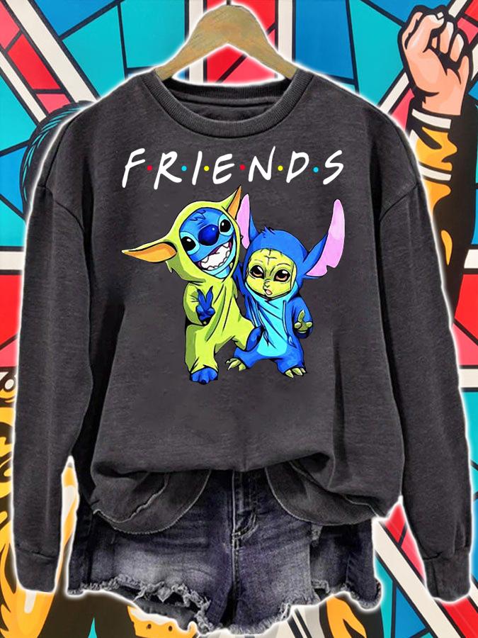 Baby Stitch And Baby Yoda t-shirt sweatshirt