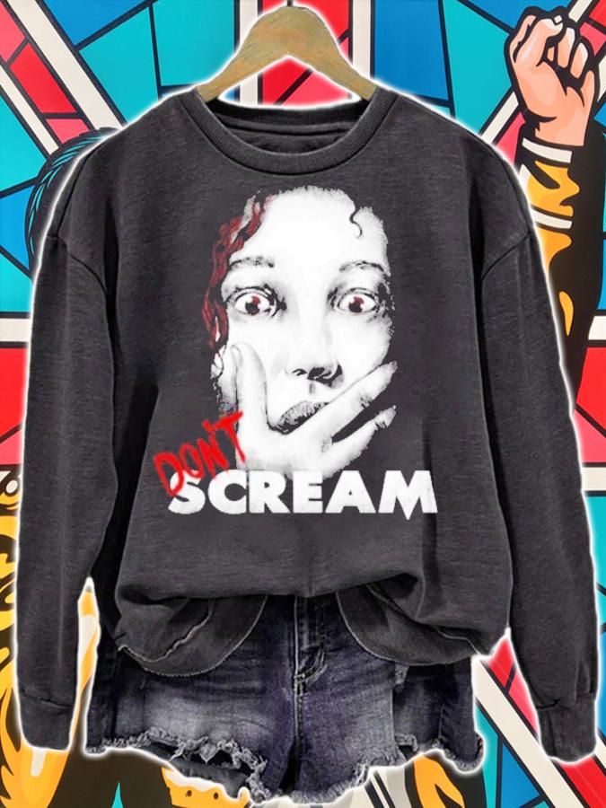 Don't scream Ellie t-shirt sweatshirt