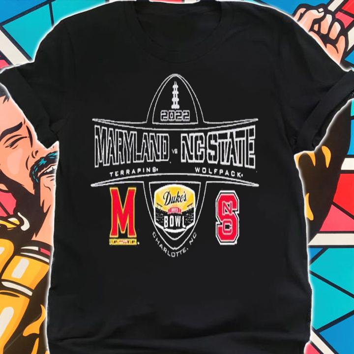 2022 Duke's Mayo Bowl 2-Team Maryland Terrapins vs North Carolina State Wolfpack shirt t-shirt shirt