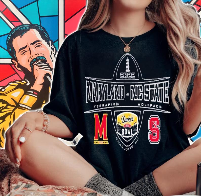 2022 Duke's Mayo Bowl 2-Team Maryland Terrapins vs North Carolina State Wolfpack shirt t-shirt woman shirt