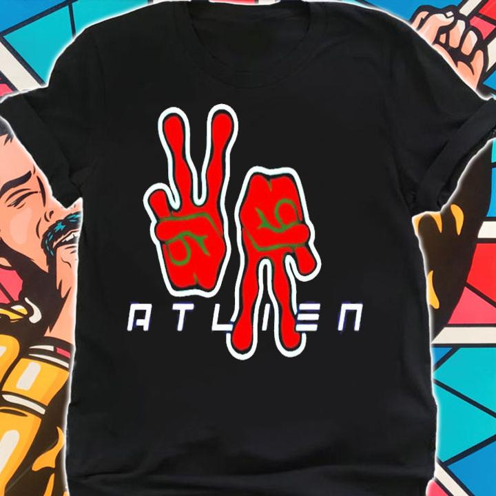 Atlien up down shirt t-shirt shirt