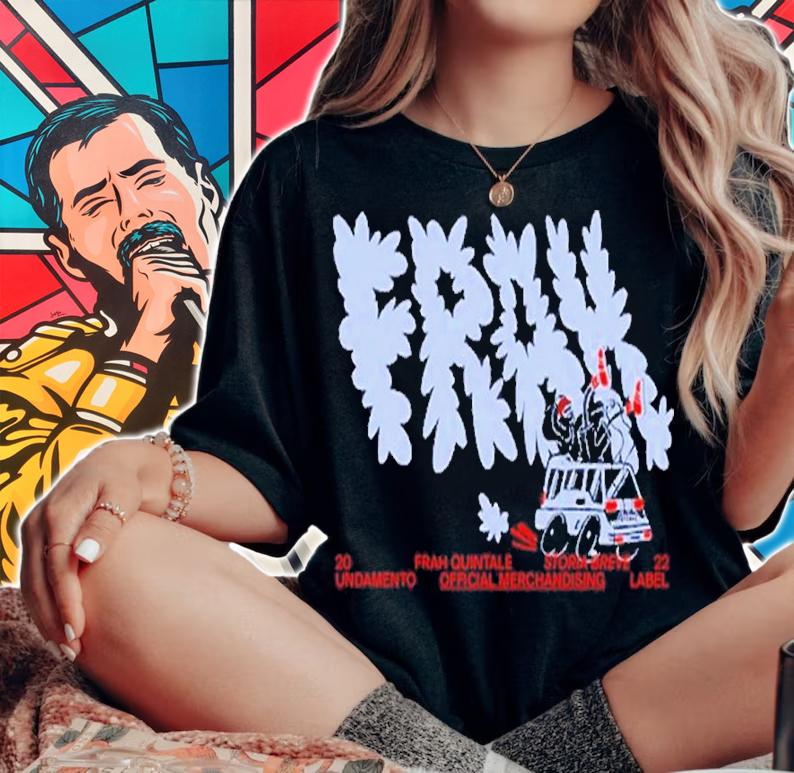 Frah Quintale Nera Storia Breve Undamento Label Frah Quintale 2022 Shirt t-shirt woman shirt