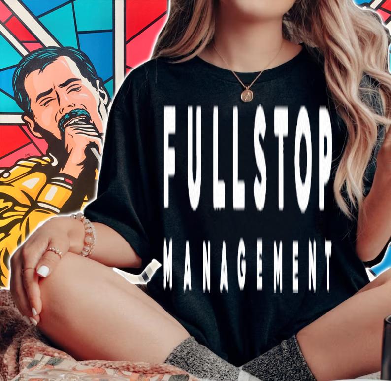 Full stop management shirt t-shirt woman shirt