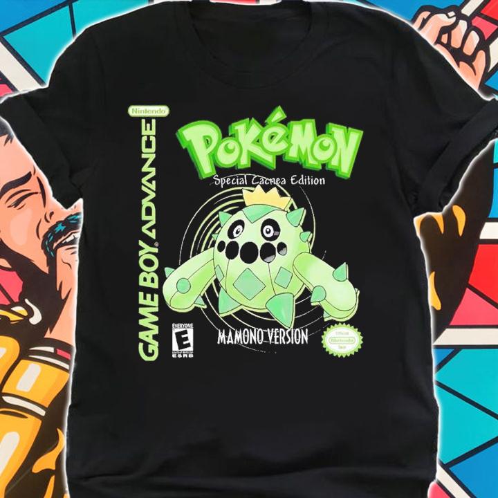 Gameboy Pokemon CACNEA shirt t-shirt shirt