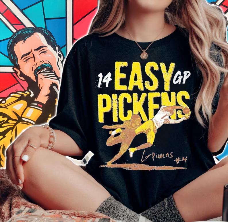 George Pickens Pittsburgh Easy Pickens Football Shirt t-shirt woman shirt