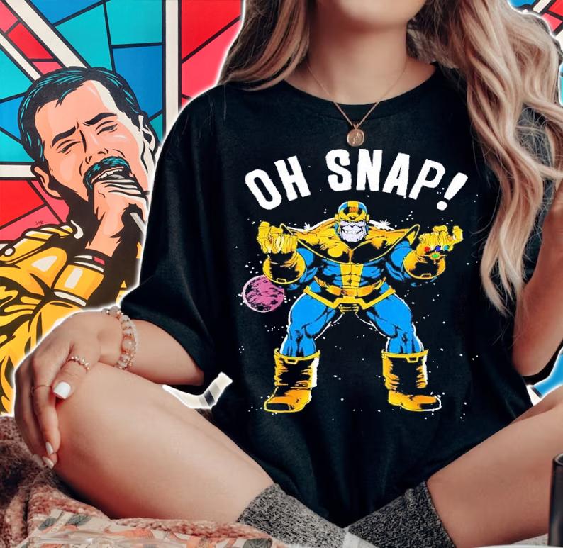 Marvel Thanos Space Oh Snap Shirt t-shirt woman shirt