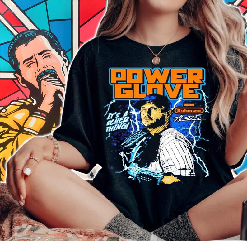 Max Scherzer Power Glove it's a scher thing shirt t-shirt woman shirt