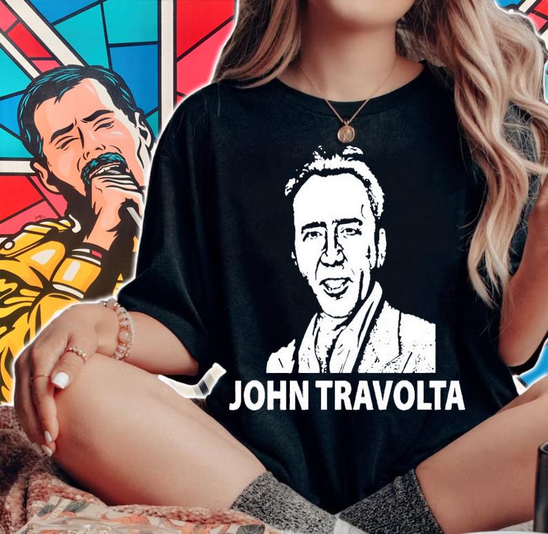Nicolas Cage movie face off John Travolta shirt t-shirt woman shirt