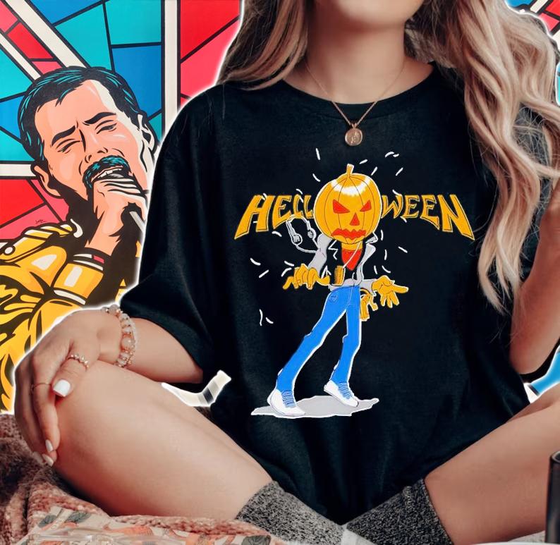 Helloween Jack-o'-lantern shirt t-shirt woman shirt