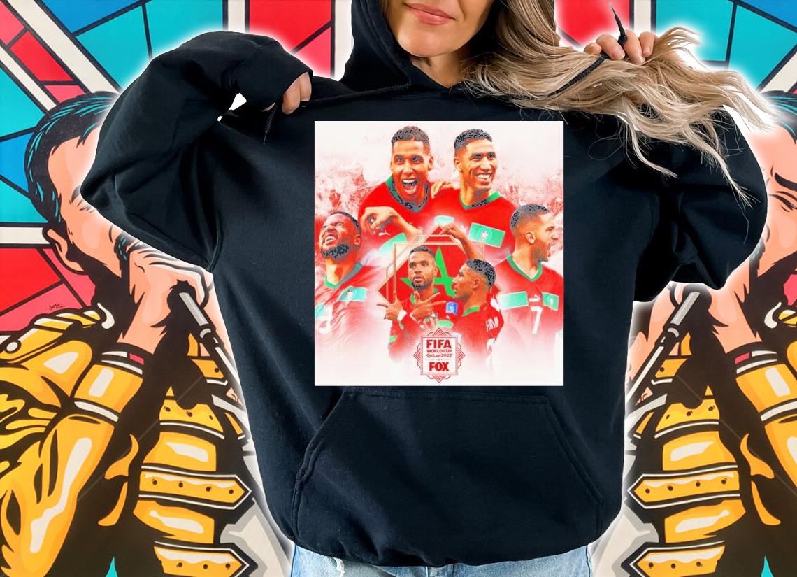 Morocco The Semifinals For The First Time In History World Cup Qatar 2022 Shirt t-shirt