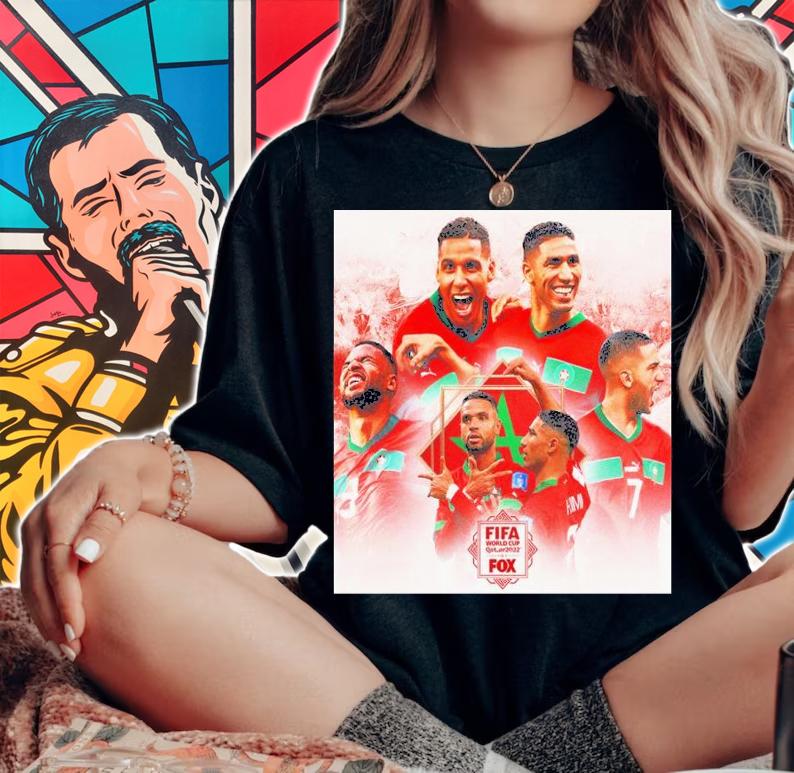 Morocco The Semifinals For The First Time In History World Cup Qatar 2022 Shirt t-shirt
