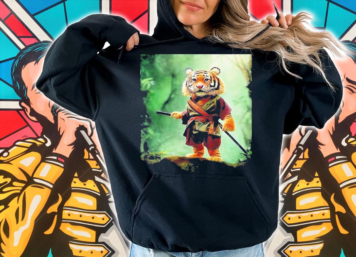Tiger Samurai shirt t-shirt hoodie