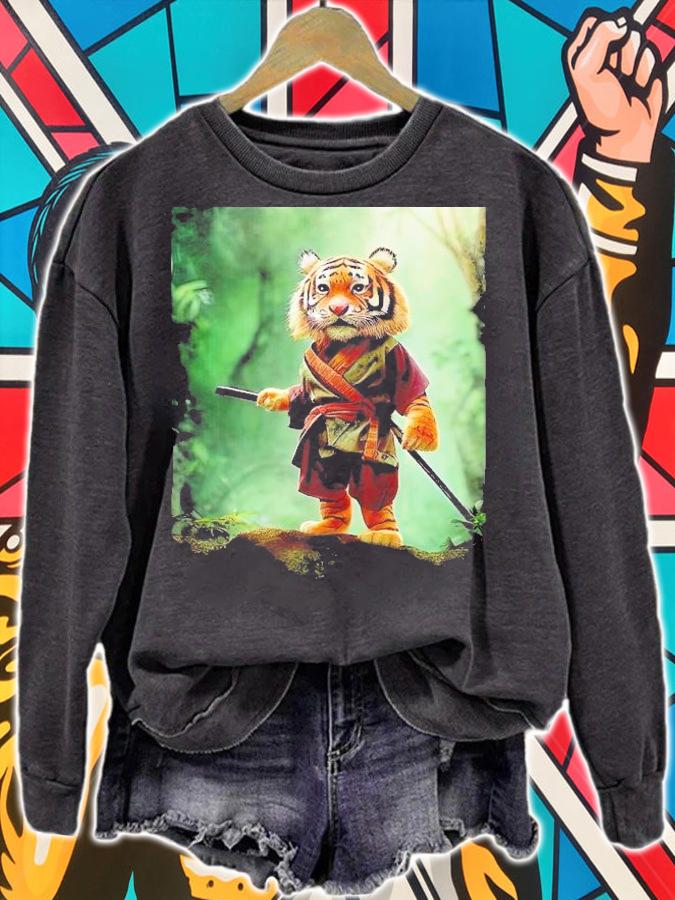 Tiger Samurai shirt t-shirt sweatshirt