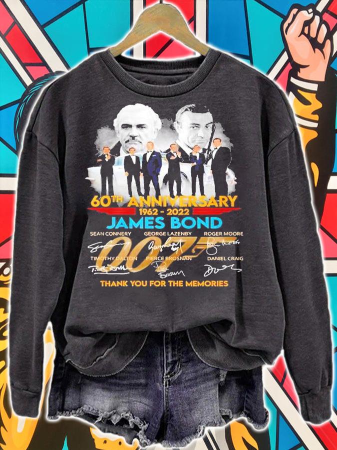 60th anniversary 1962 2022 James Bond thank you for the memories shirt t-shirt