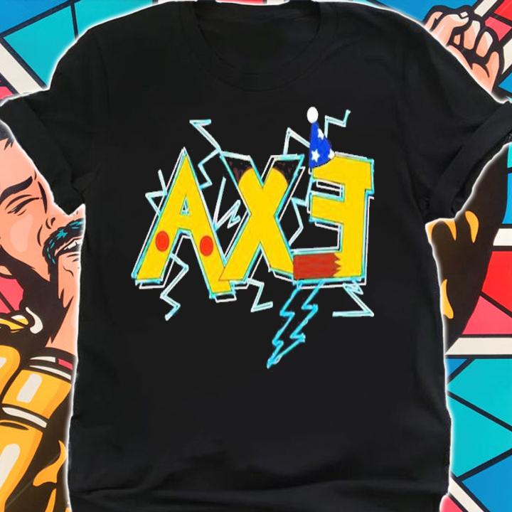 Axe Pikachu Lightning Pokemon shirt t-shirt shirt