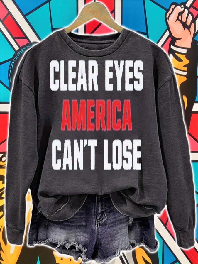 Clear eyes America can't lose shirt t-shirt