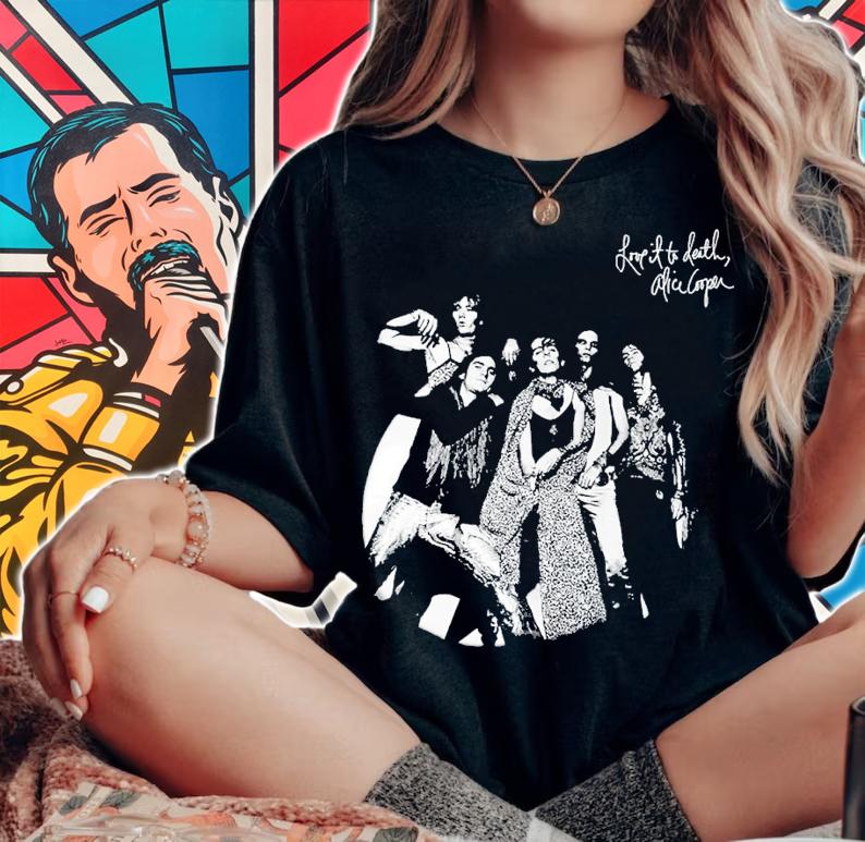 Love it to death Alice Cooper shirt t-shirt