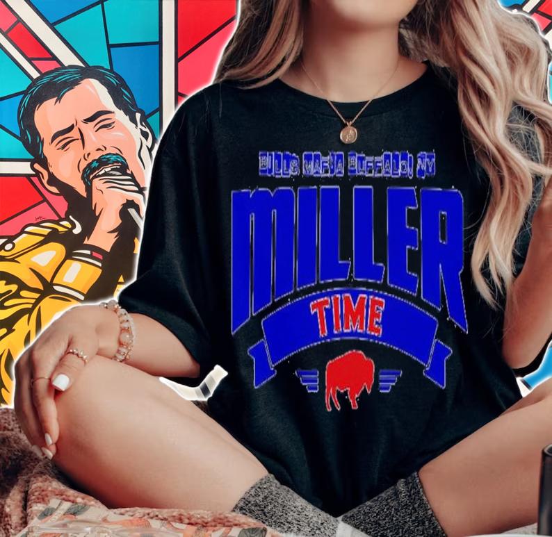 Miller Time Buffalo Bills Classic Von Miller Shirt t-shirt