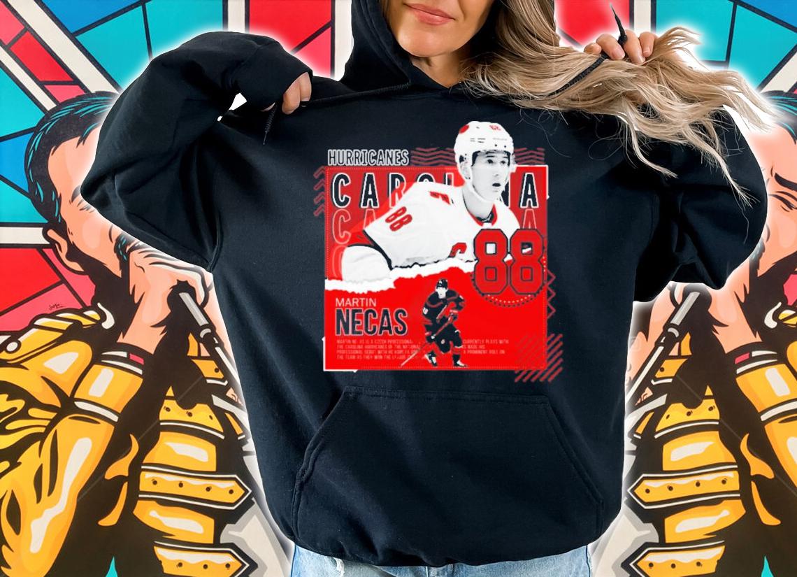 Martin Necas Hockey Paper Poster Hurricanes T-Shirt t-shirt