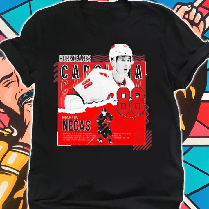 Martin Necas Hockey Paper Poster Hurricanes T-Shirt t-shirt