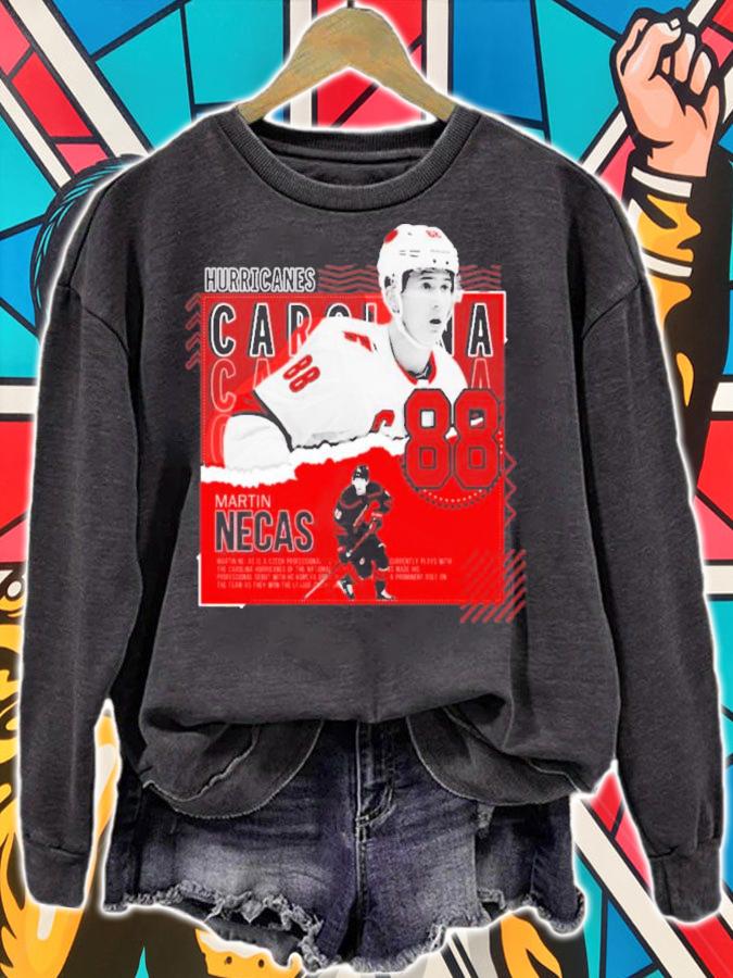 Martin Necas Hockey Paper Poster Hurricanes T-Shirt t-shirt