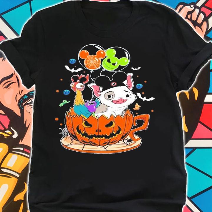 Moana Halloween Pua And Hei Disney T-Shirt t-shirt