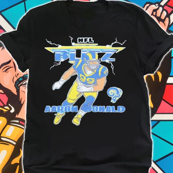NFL Blitz Rams Aaron Donald shirt t-shirt shirt