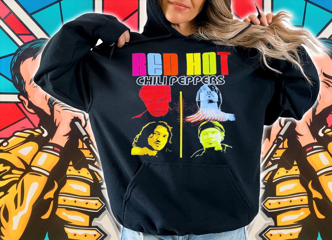 Red Hot Chili Peppers Color Me Peppers shirt t-shirt hoodie