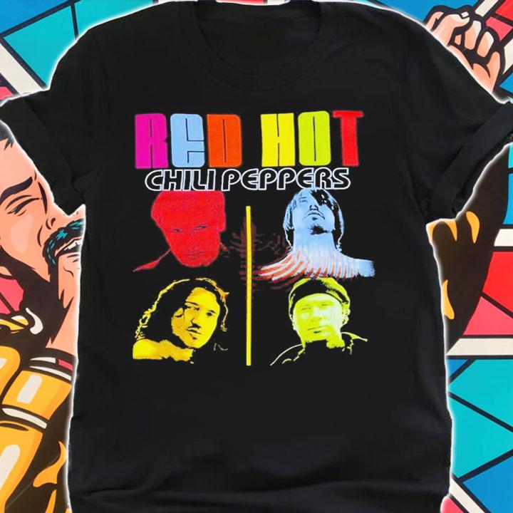 Red Hot Chili Peppers Color Me Peppers shirt t-shirt shirt