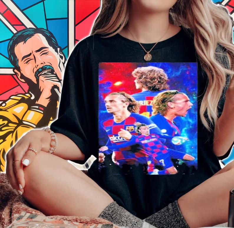 Antoine Griezmann Madrid Soccer Shirt t-shirt woman shirt