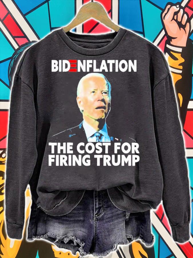 Bidenflation The Cost For Firing Trump Biden Inflation Meme Shirt t-shirt