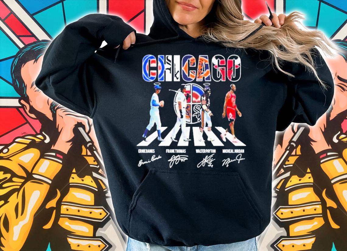 Chicago Sports Team Abbey Road Signatures Shirt t-shirt