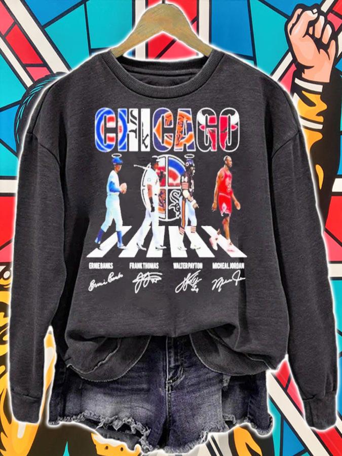 Chicago Sports Team Abbey Road Signatures Shirt t-shirt