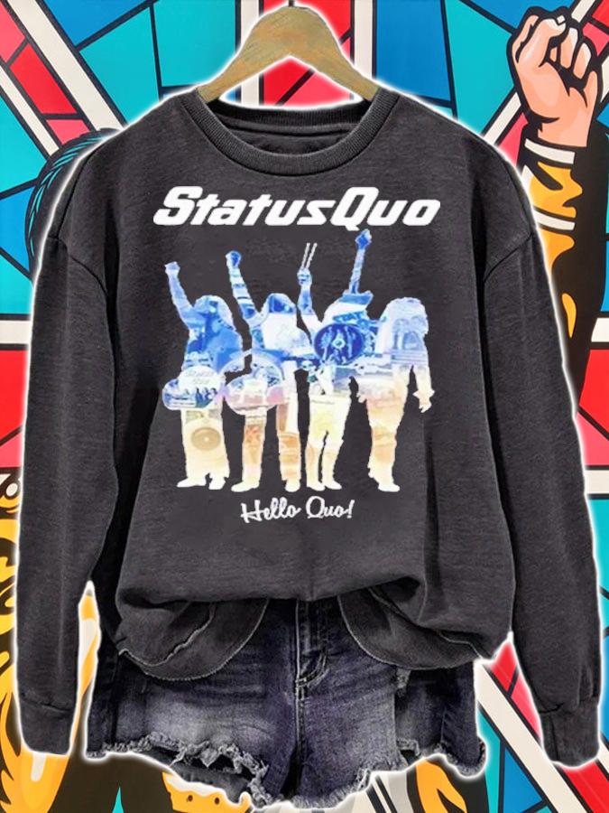 Hello Quo Status Quo The Band Shirt t-shirt
