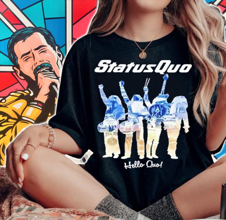 Hello Quo Status Quo The Band Shirt t-shirt