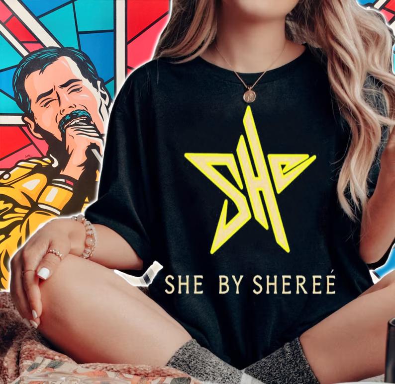 She By Sheree Cap shirt t-shirt woman shirt