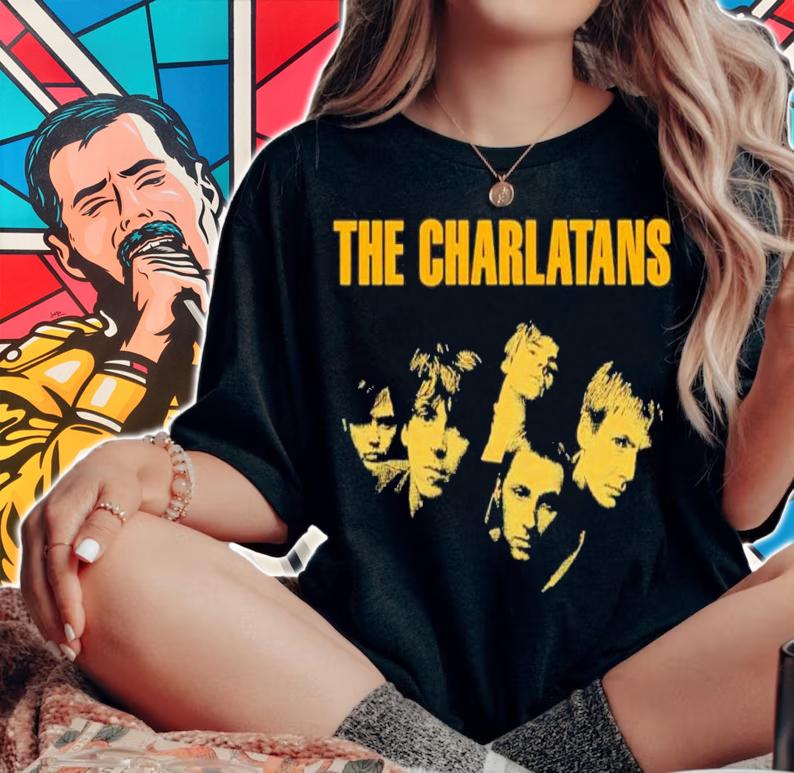 The Charlatans Rock Band Shirt t-shirt woman shirt