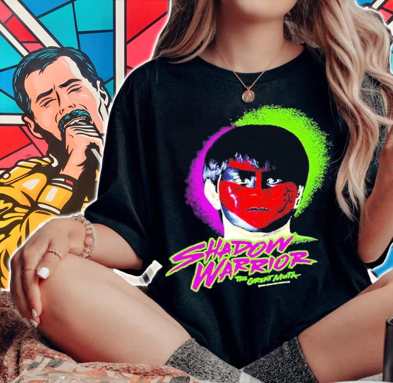 The Great Muta Shadow Warrior Wcw Nwa shirt t-shirt woman shirt