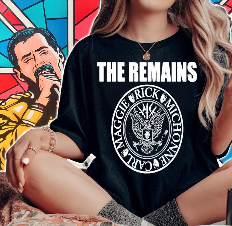 The Walking Dead The Remains Logo shirt t-shirt woman shirt
