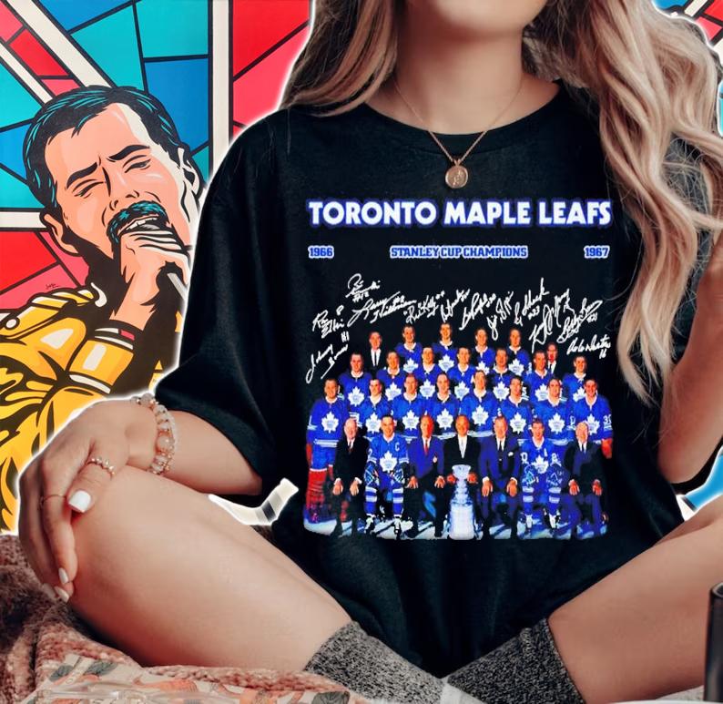 Toronto Maple Leafs 1966 1967 Stanley Cup shirt t-shirt woman shirt