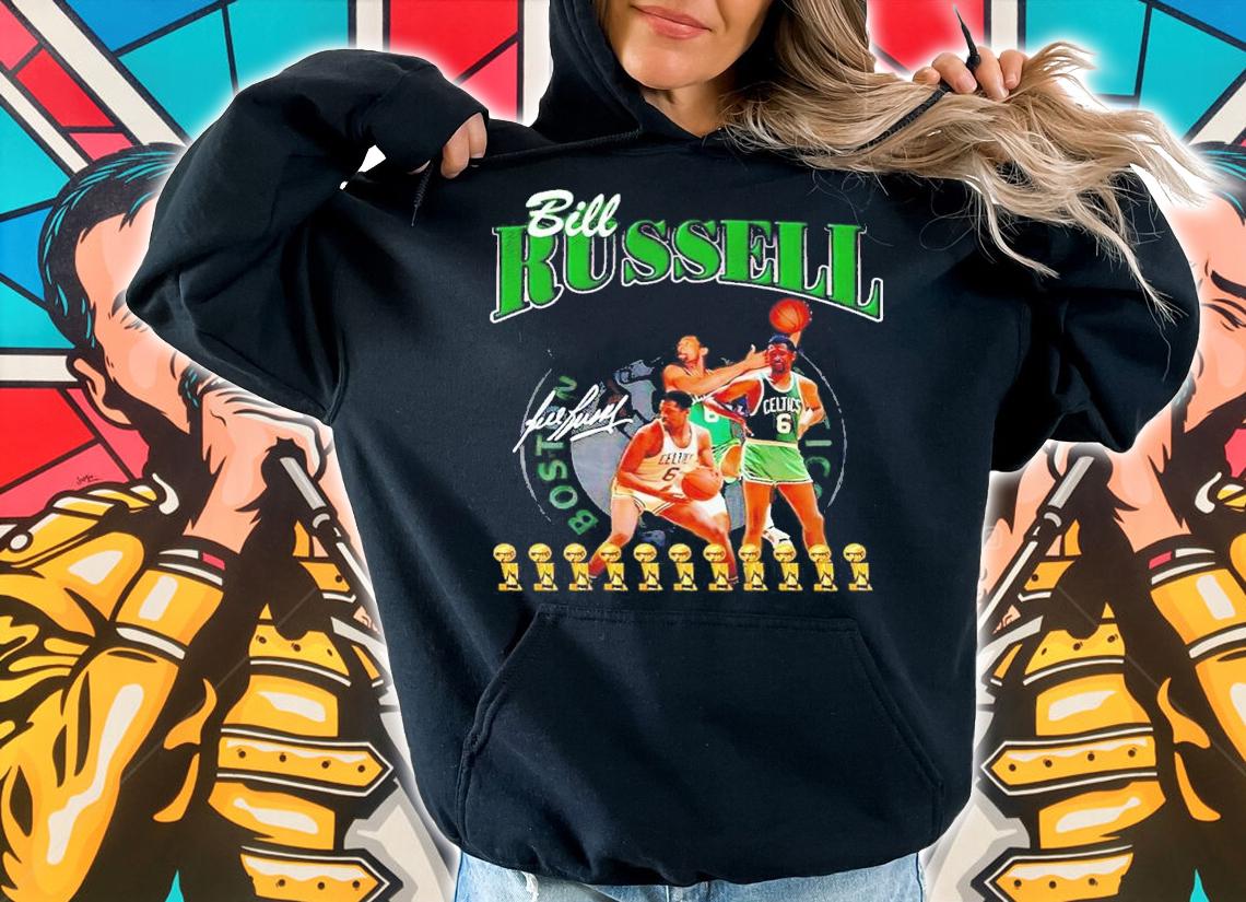 Vintage Bill Russell signature shirt t-shirt