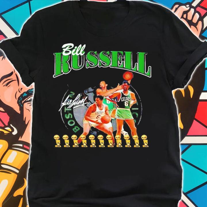 Vintage Bill Russell signature shirt t-shirt