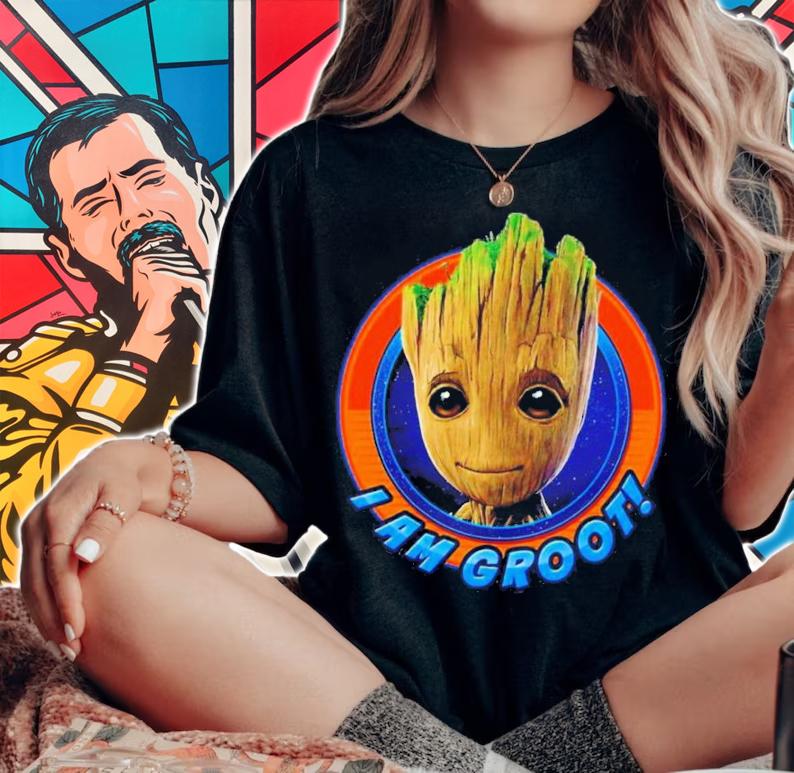 Cute I Am Groot Logo Shirt t-shirt